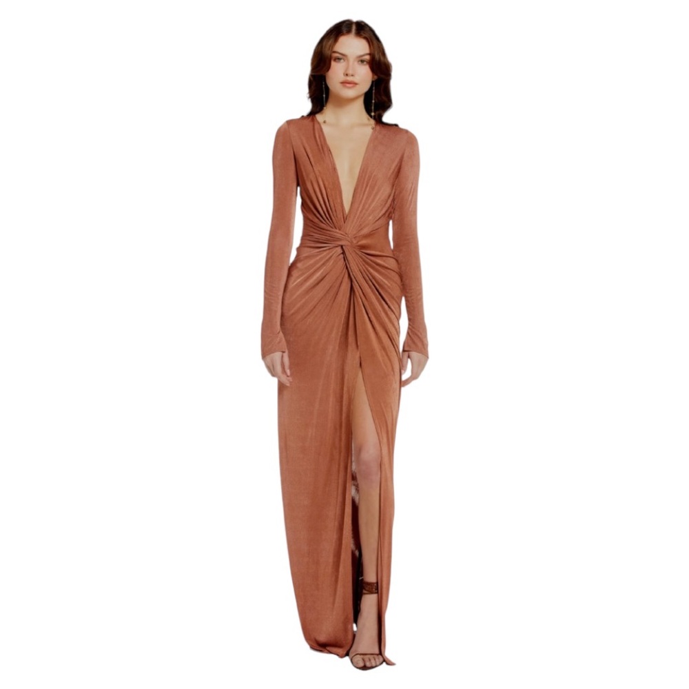 Katie May IN A MOOD GOWN IN MUTED COPPER
